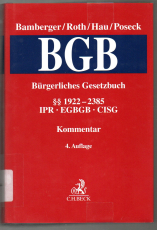 Bürgerliches Gesetzbuch.
