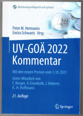 UV-GOÄ 2022 Kommentar.