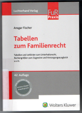 Tabellen zum Familienrecht.