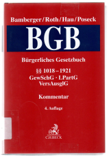 Bürgerliches Gesetzbuch.