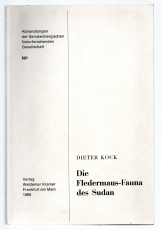 Die Fledermaus-Fauna des Sudan.