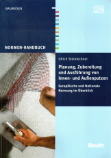 Planung, Zubereitung und Ausführung von Innen- und Außenputzen.