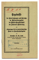 Ergebnisse der Untersuchungen und Versuche im Meliorationsgebiet der Wasser-Genossenschaft der Ilmenau-Niederung und Folgerungen für die landwirtschaftliche Praxis im Genossenschaftsgebiet.