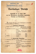 Vorläufiger Bericht über die Ergebnisse der im Jahre 1905 von der Marschkultur-Kommission angestellten Versuche auf Marschboden.