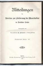 Mitteilungen des Vereins zur Förderung der Moorkultur im Deutschen Reiche.