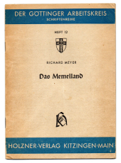 Das Memelland.