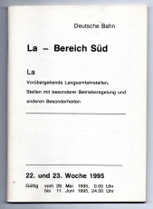 Deutsche Bahn. La - Bereich Süd.