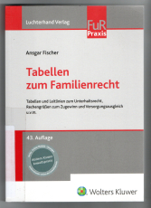Tabellen zum Familienrecht.
