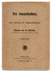 Der Staatskonkurs.