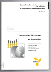 Psychosoziale Belastungen am Arbeitsplatz.