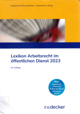 Lexikon Arbeitsrecht im öffentlichen Dienst 2023.