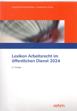 Lexikon Arbeitsrecht im öffentlichen Dienst  2024.
