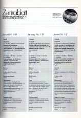 Zentralblatt für Arbeitsmedizin, Arbeitsschutz, Prophylaxe und Ergonomie.