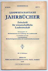 Versuche über den Einfluss der Saatstärke, Reihenweite und Saatzeit auf den Ertrag und die wertbildenden Eigenschaften des Faserleines.