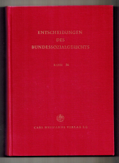 Entscheidungen des Bundessozialgerichts.