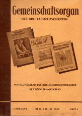Gemeinschaftsorgan der drei Fachzeitschriften.