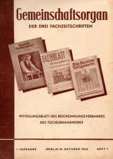 Gemeinschaftsorgan der drei Fachzeitschriften.