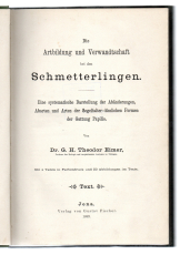 Die Artbildung und Verwandtschaft bei den Schmetterlingen.
