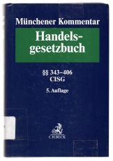 Münchener Kommentar zum Handelsgesetzbuch.