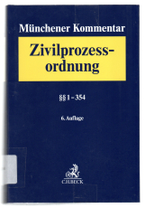Münchener Kommentar zur Zivilprozessordnung.