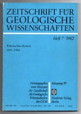 Zeitschrift für Geologische Wissenschaften.