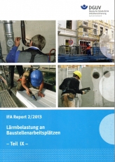 Lärmbelästigung an Baustellenarbeitsplätzen.