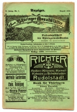 Thüringer Monatsblätter.