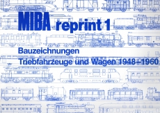 Bauzeichnungen Triebfahrzeuge und Wagen 1948-1960.