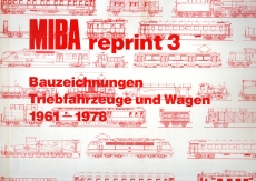 Bauzeichnungen Triebfahrzeuge und Wagen 1961-1978.