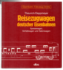 Reisezugwagen deutscher Eisenbahnen.