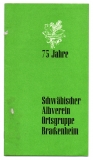 75 Jahre Schwäbischer Albverein Ortsgruppe Brackenheim.