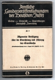 Allgemeine Verfügung über die Einrichtung und Führung des Grundbuchs.