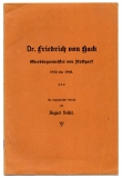 Dr. Friedrich von Hack Oberbürgermeister von Stuttgart 1872 bis 1892.
