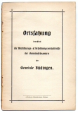 Ortssatzung betreffend die Anstellungs- und Besoldungsverhältnisse der Gemeindebeamten der Gemeinde Büdingen.