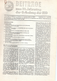 Beiträge zum 30. Jahrestag der Gründung der SED.
