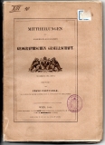 Mittheilungen der kaiserlich-königlichen Geographischen Gesellschaft.