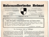 Hohenzollerische Heimat.