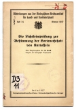 Die Lichtkeimprüfungen zur Bestimmung der Sortenechtheit von Kartoffeln.