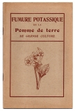 Fumure potassique de la Pomme de terre de grande culture.