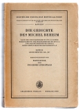 Die Gedichte des Michel Beheim.