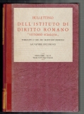 Bullettino dellIstituto di Diritto Romano Vittorio Scialoja.