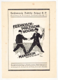 Landesverein Badische Heimat. Fränkisch-Pfälzische Woche Mannheim vom 12.-.20. Juni 27.