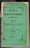 Archiv für Geschichte und Alterthumskunde von Oberfranken.