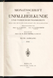 Monatsschrift für Unfallheilkunde und Versicherungsmedizin.
