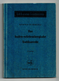 Das baden-württembergische Nachbarrecht.