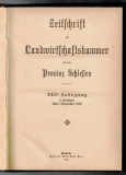Zeitschrift der Landwirtschaftskammer für die Provinz Schlesien.