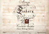 Arien aus der Oper Feodora