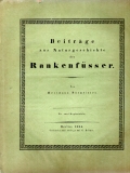 Beiträge zur Naturgeschichte der Rankenfüsser (Cirripedia).