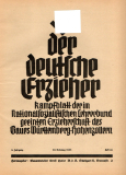 Der Deutsche Erzieher.