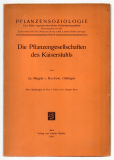 Die Pflanzengesellschaften des Kaiserstuhls.